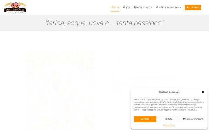Screenshot of ambrosinifood.it