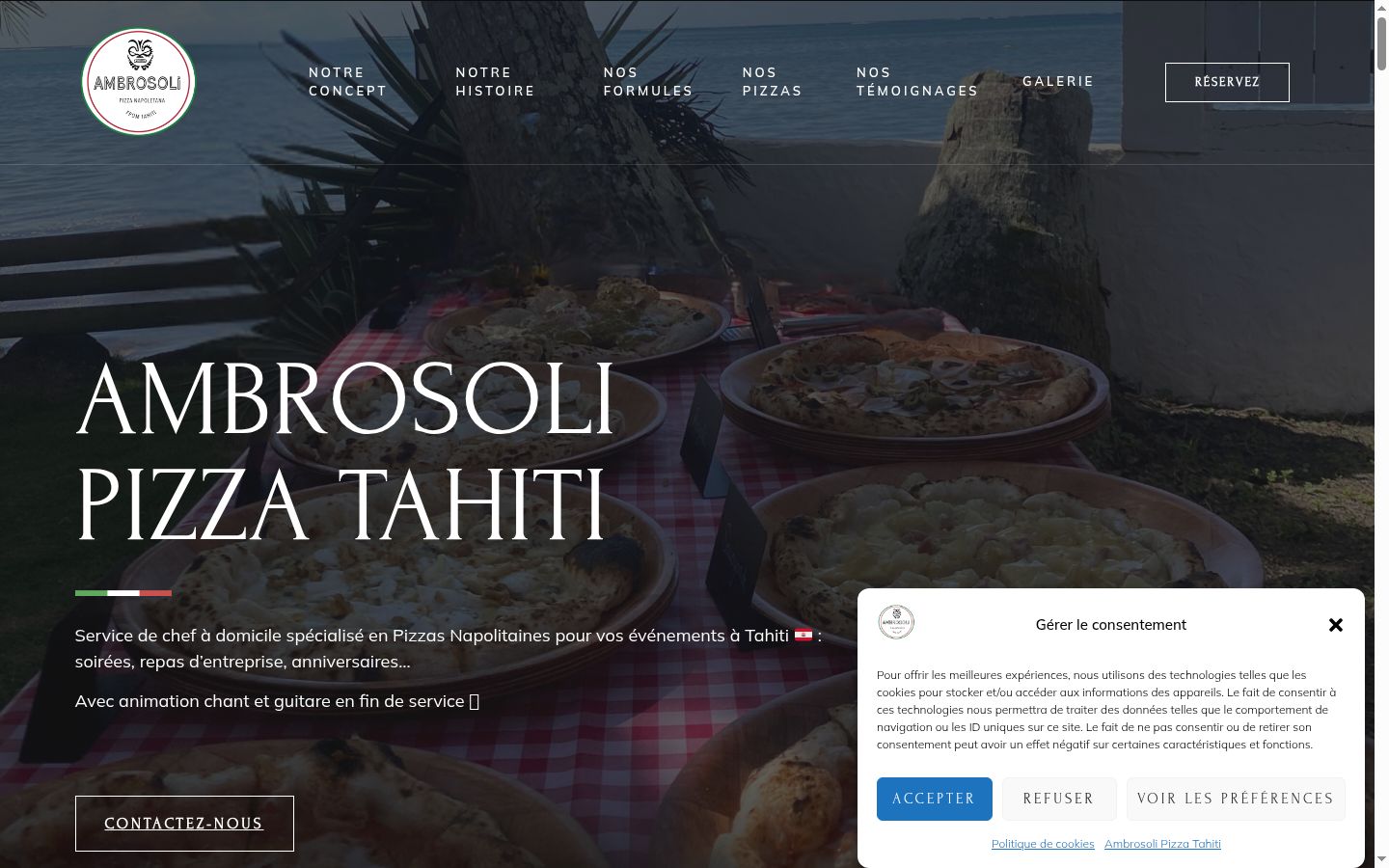 Screenshot tal-banner tal-kunsens muri qabel kwalunkwe interazzjoni