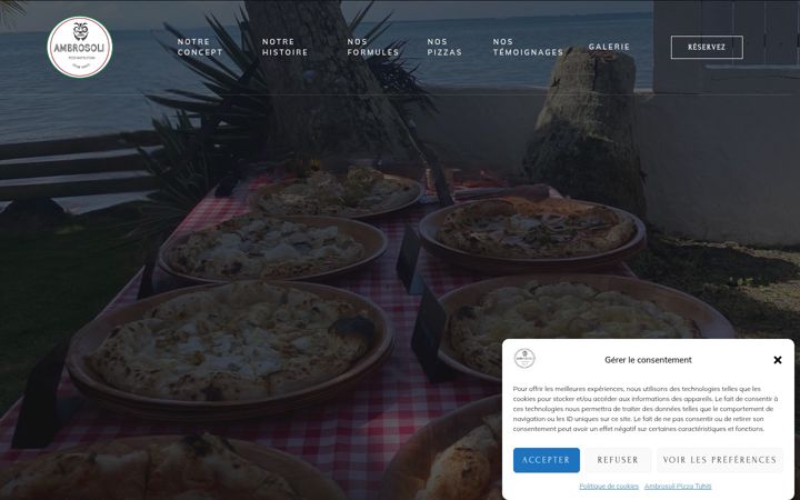 Snímek obrazovky ambrosolipizza.com