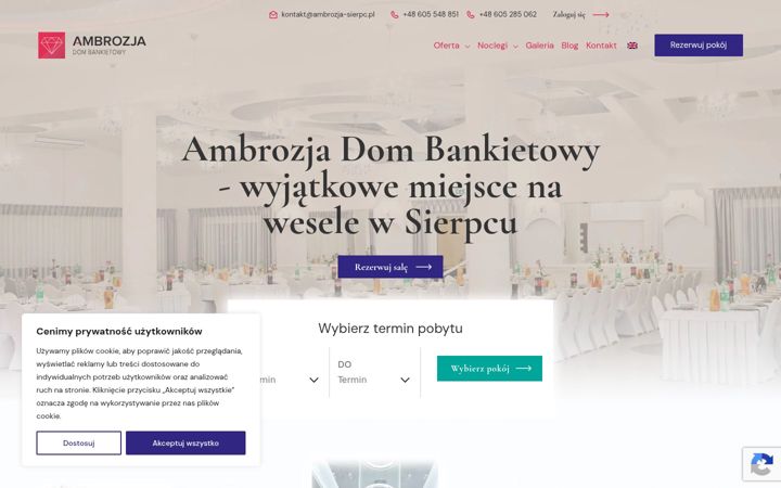 Captura de ecrã de ambrozja-sierpc.pl