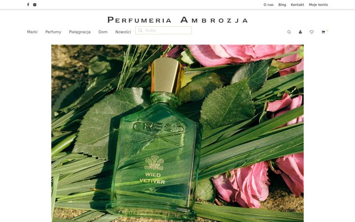 Snímek obrazovky ambrozja.com