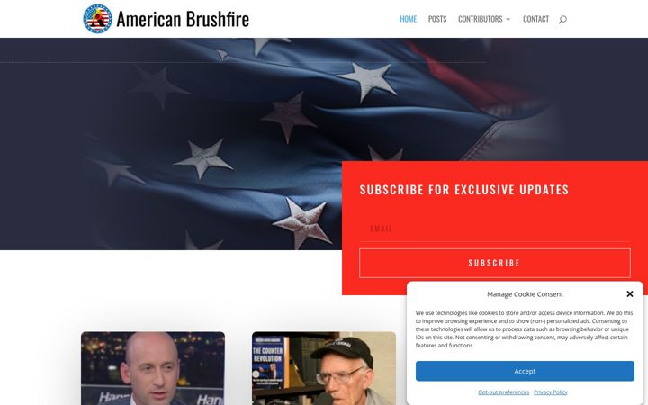 Screenshot of ambrushfire.com