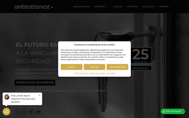 Screenshot of ambtottancat.com