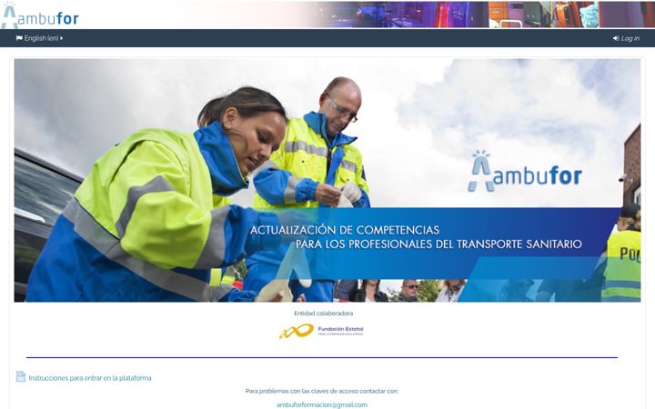 Screenshot of ambufor.es