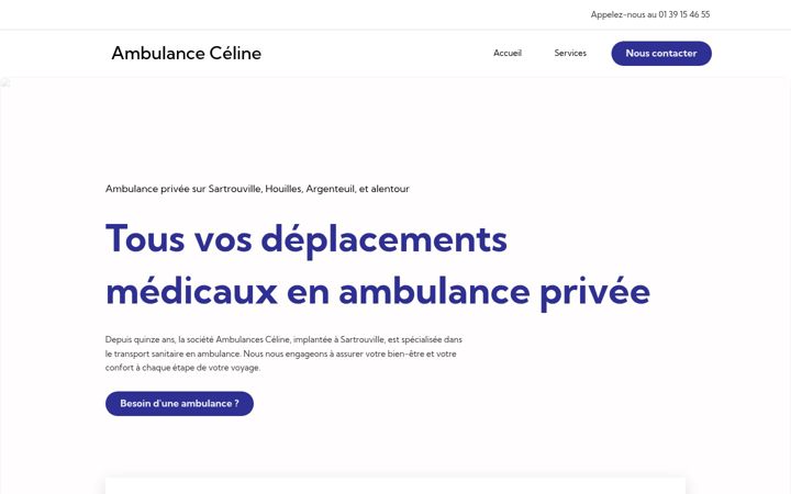 Screenshot of ambulance-sartrouville.fr