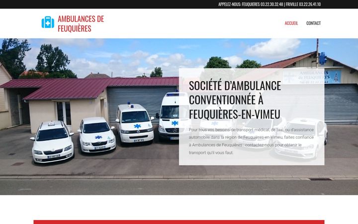Zrzut ekranu ambulances-de-feuquieres.fr