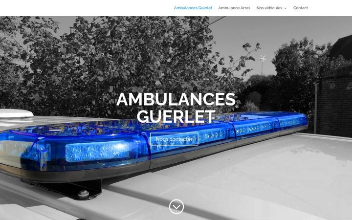 Screenshot of ambulances-guerlet.fr