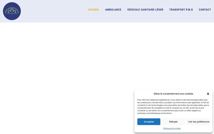 Screenshot of ambulancesduchateau.fr