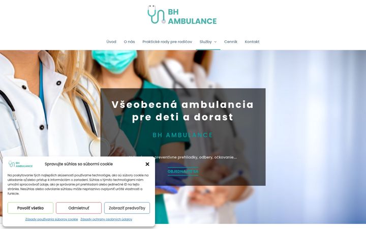 Képernyőkép: ambulanciaholczova.sk