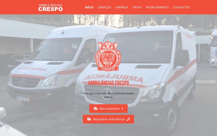 Screenshot of ambulanciascrespo.pt
