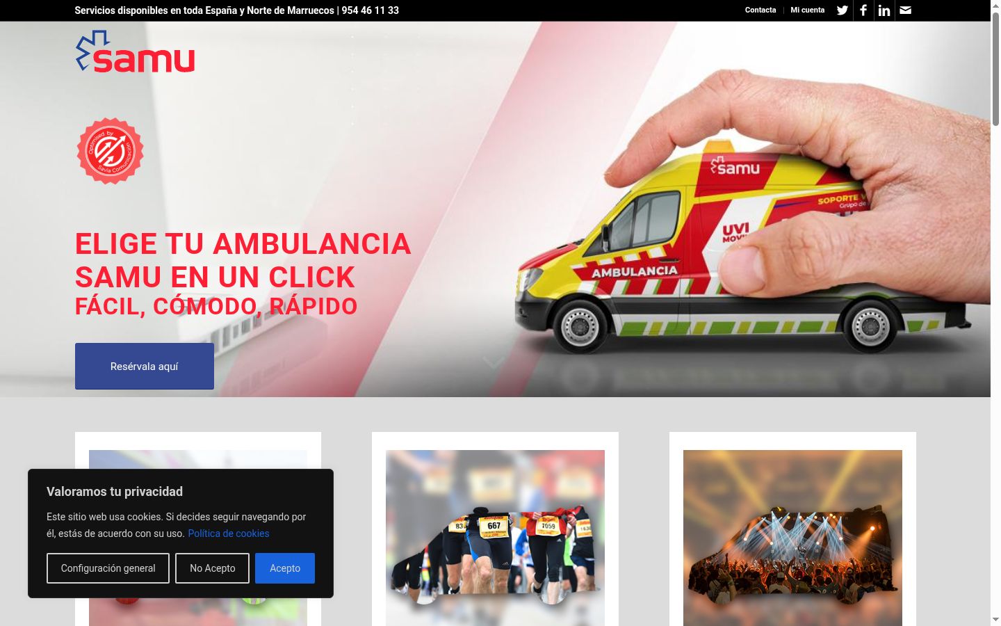 Screenshot tal-banner tal-kunsens muri qabel kwalunkwe interazzjoni