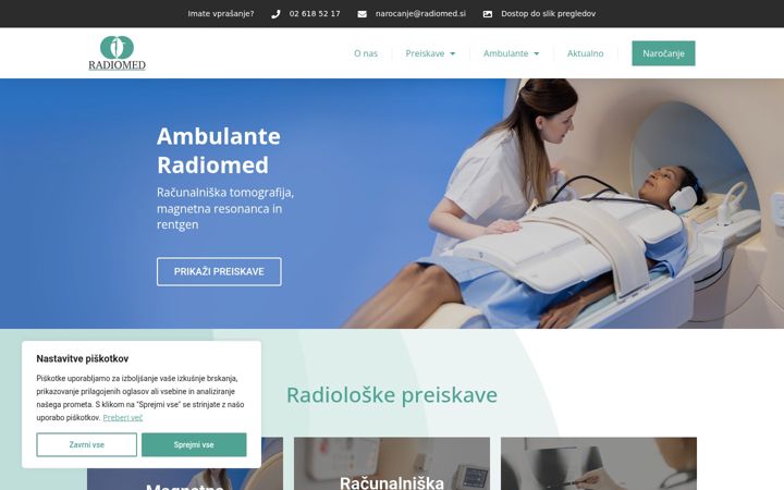 Screenshot of ambulantaradiomed.si
