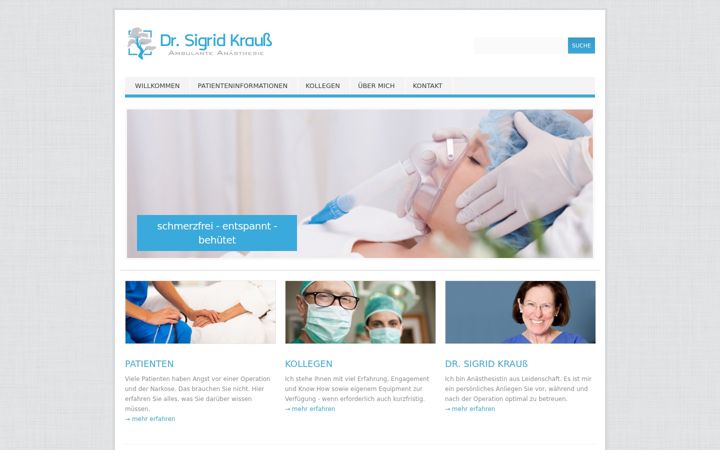Screenshot of ambulante-anaesthesie.com