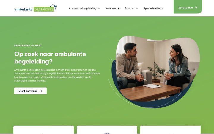 Screenshot of ambulante-begeleiding.nl