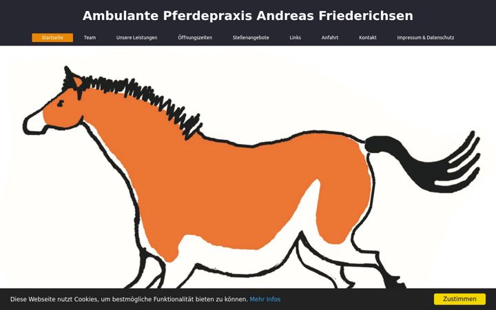 Screenshot of ambulante-pferdepraxis.com