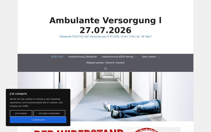 Screenshot of ambulante-versorgung.ch