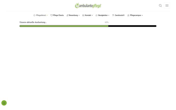 Screenshot of ambulantepflege.care
