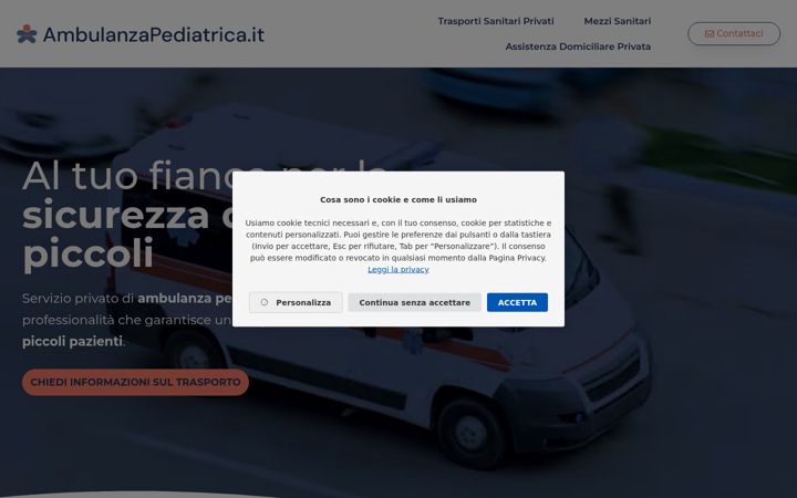 Zrzut ekranu ambulanzapediatrica.it
