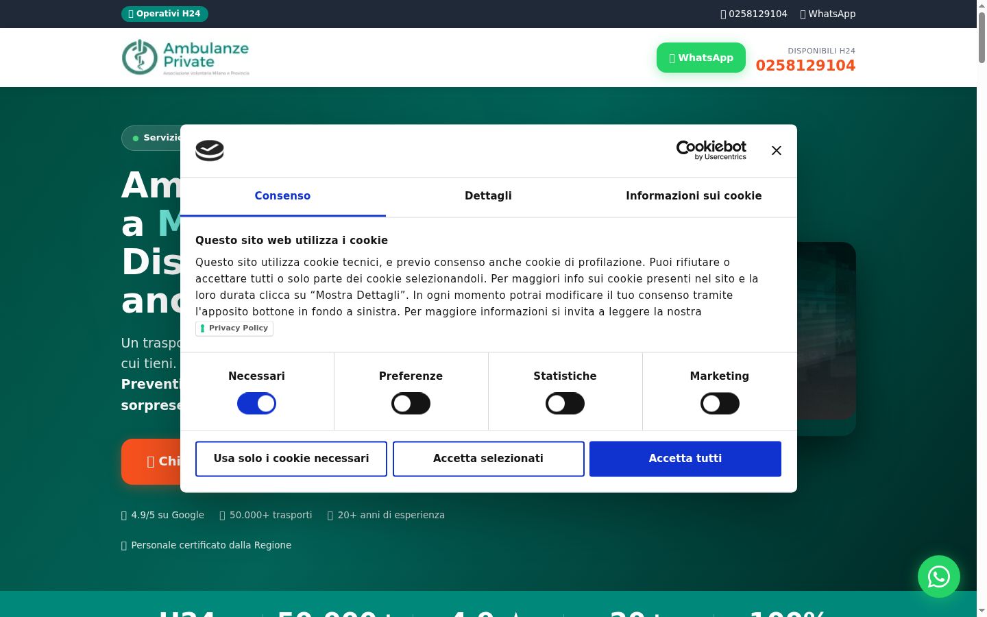 Snímka obrazovky banera súhlasu zobrazeného pred akoukoľvek interakciou