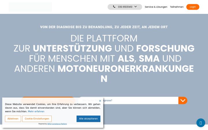 Screenshot von ambulanzpartner.de