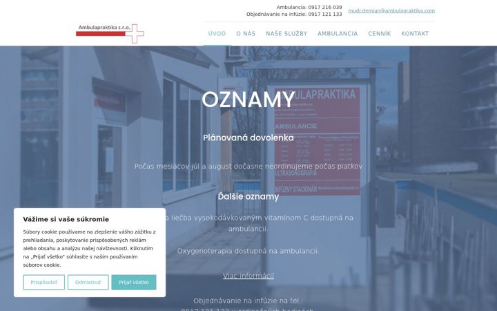 Ekrano kopija ambulapraktika.eu