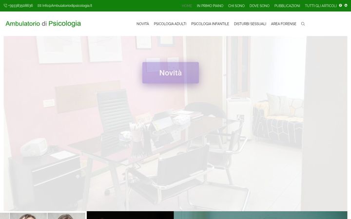 Screenshot of ambulatoriodipsicologia.it