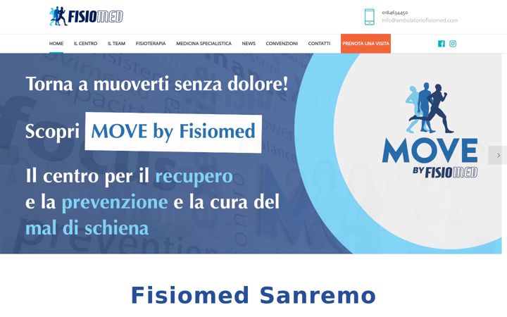 Screenshot di ambulatoriofisiomed.com