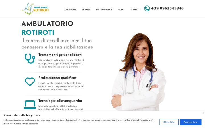 Screenshot of ambulatoriorotiroti.it