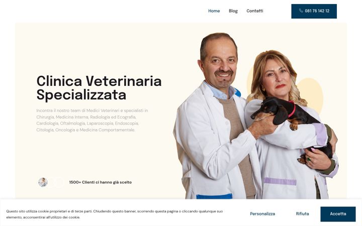Screenshot of ambulatoriosirignano.it