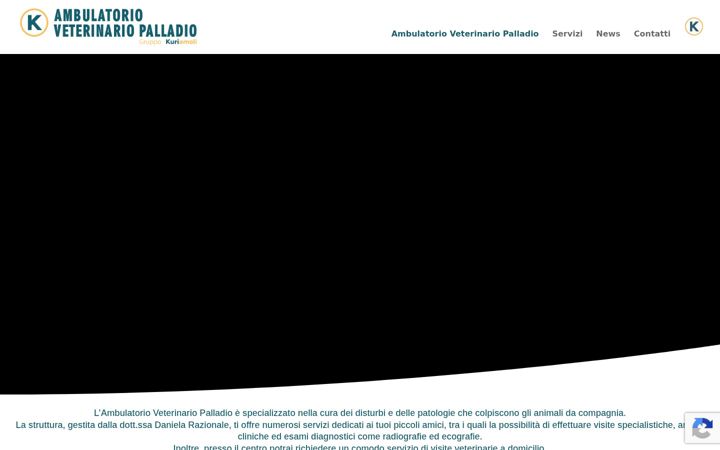 Screenshot του ambulatorioveterinariopalladio.it
