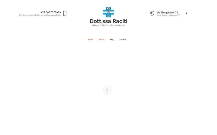 Zrzut ekranu ambulatorioveterinarioraciti.it
