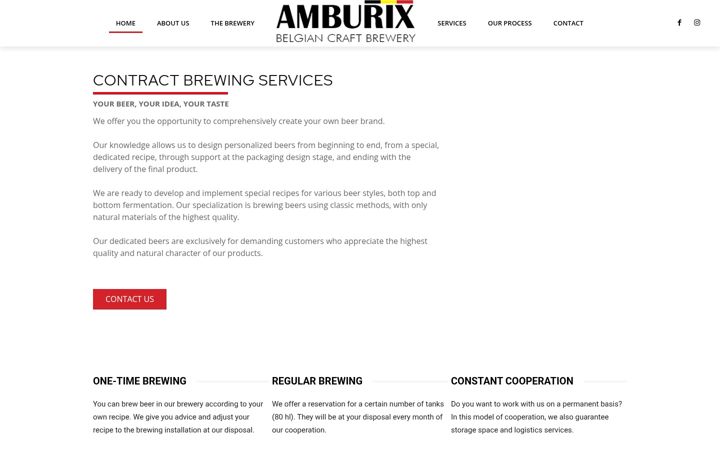Screenshot of amburix.be