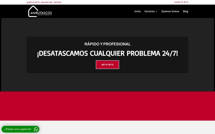 Screenshot of ambutascos.es