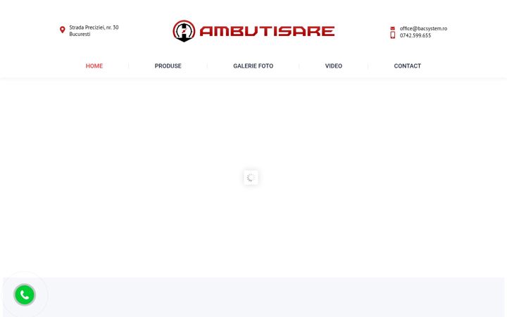 Screenshot of ambutisare.ro