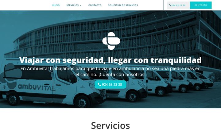 Ekrano kopija ambuvital.com