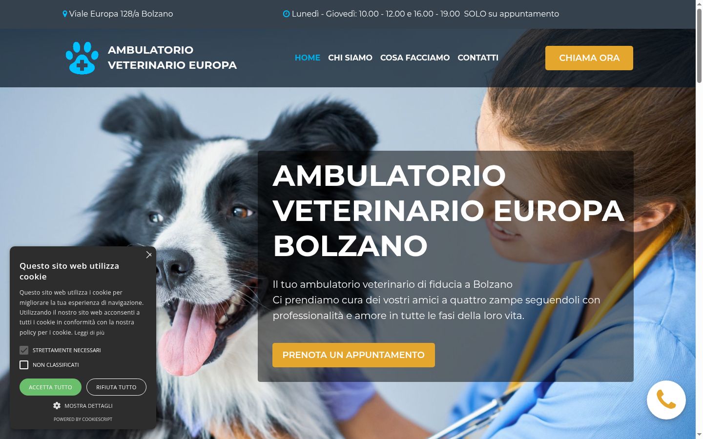 Captura de ecrã do banner de consentimento apresentado antes de qualquer interação