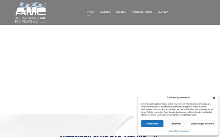 Screenshot of amc-bad-aibling.de
