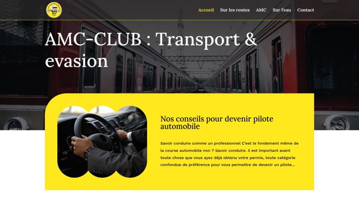 Screenshot of amc-club.ch
