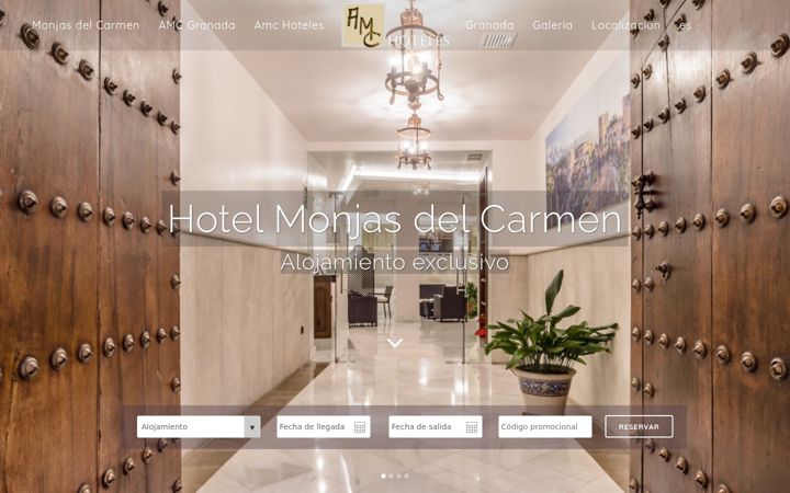 Zrzut ekranu amc-hoteles.com