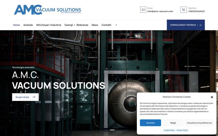 Zrzut ekranu amc-vacuum.com