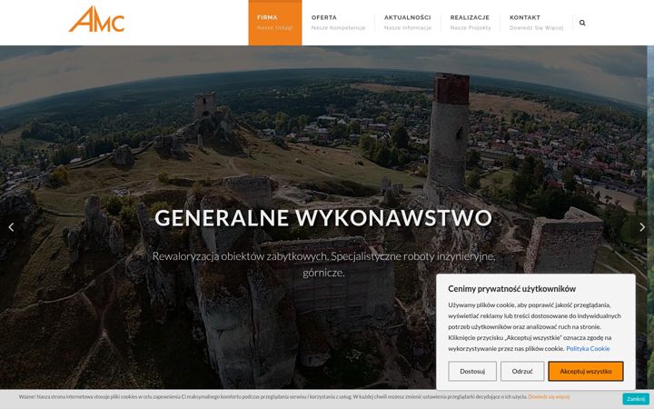 Screenshot of amc.net.pl