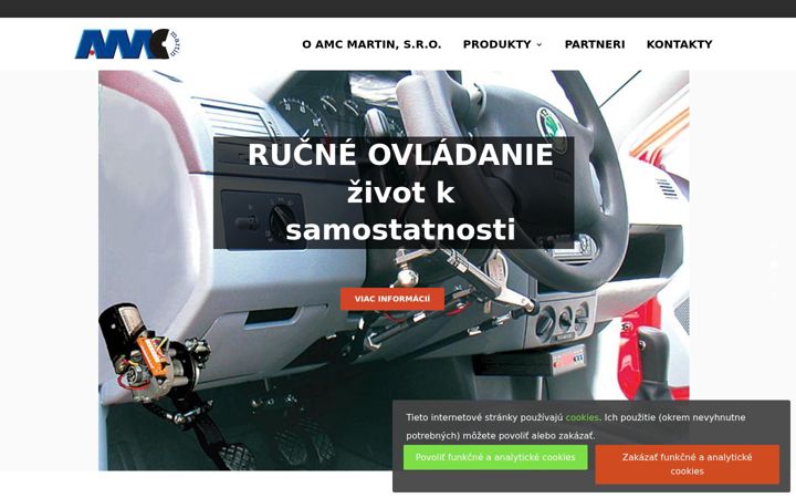 Zrzut ekranu amc.sk