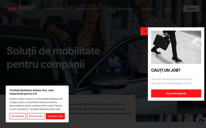 Screenshot of amcamobility.ro