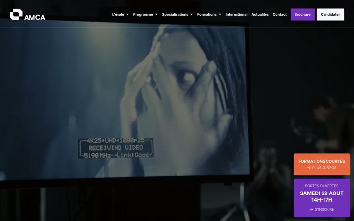 Screenshot di amcaparis.com