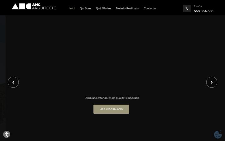Screenshot of amcarquitecte.com