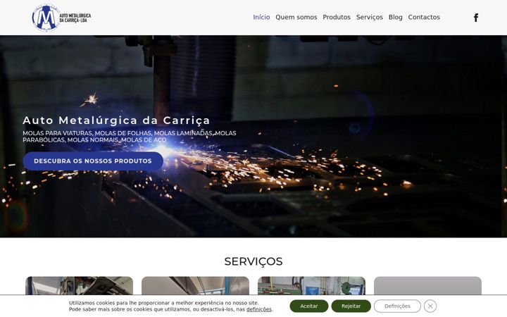 Screenshot of amcarrica.pt