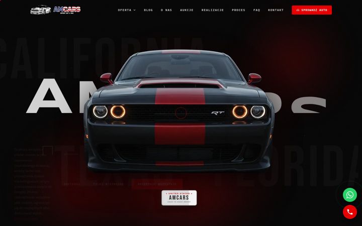 Screenshot of amcarsimport.pl