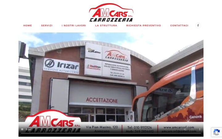 Screenshot of amcarssrl.com