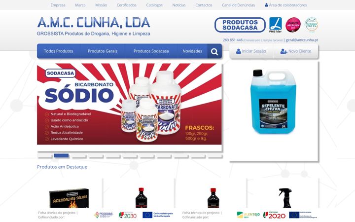 Screenshot of amccunha.pt