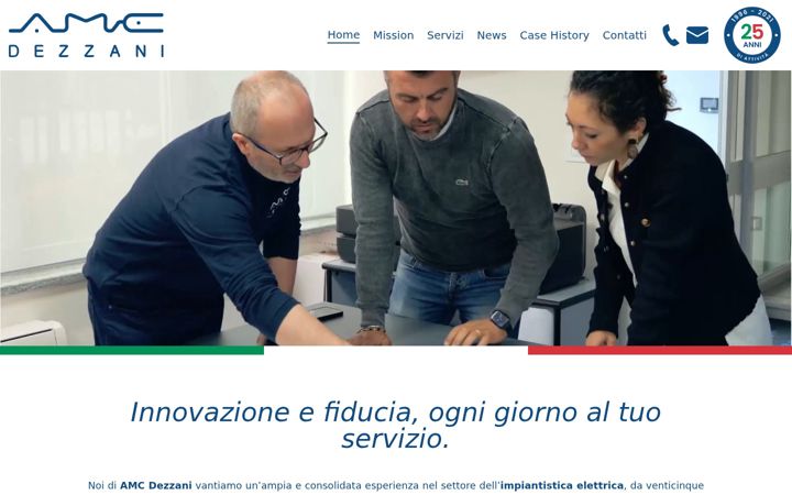 Screenshot of amcdezzani.com